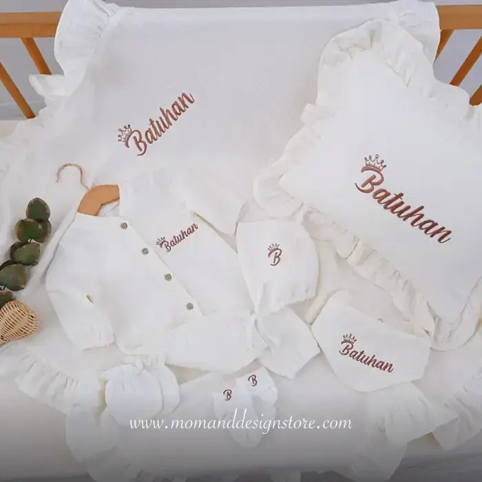 7 li set 4 kat müslin Hastane Çıkışı